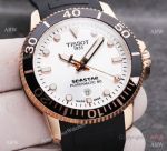 High Quality Tissot Seastar 1000 Citizen Watch Rubber Strap Rose Gold 42mm